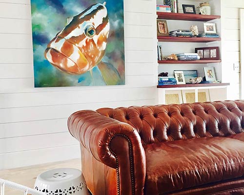 Customer image: Higgins Chesterfield sofa in the Bahamas