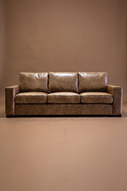 Cole sofa in Monty Honey performance leather