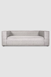 Johnny sofa in Sunbrella Chartres Graphite stain-proof fabric