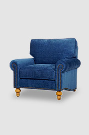 Didi armchair in Jay Seaside performance fabric
