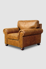44 Lou armchair in Untouchable Journey performance leather