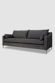 86 Scottie sofa in Stanton Thunder charcoal performance fabric