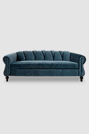 85 Alejandro sofa in Como Dragonfly velvet