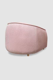 Buttercup armchair in blush pink fabric