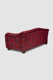 80 Margot sofa in red kilim fabric