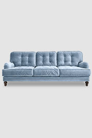 98 Tilly sofa in Como Cadet blue velvet